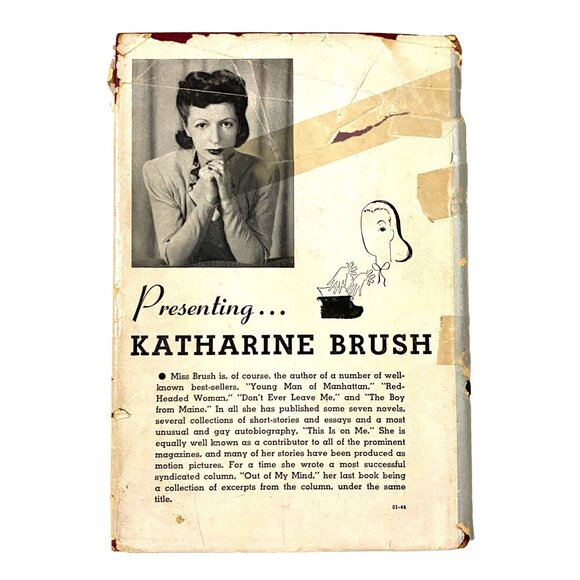 This Man and This Woman Hardcover Katharine Brush Vintage Book Compilation - Picture 2 of 11